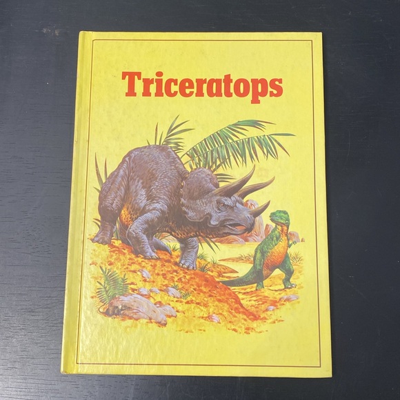 Vintage Rourke Dinosaur Library 7 Books Yellow Orange Peach Decorative Bookshelf - Picture 15 of 16